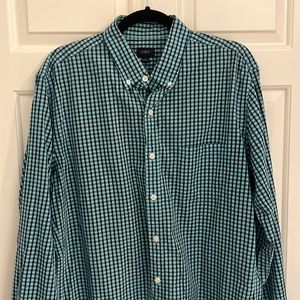 Light blue button down